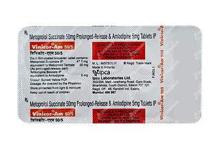 Vinicor Am 50/5 MG Tablet Pr 10