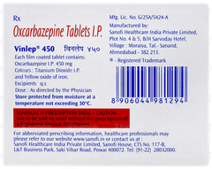 Vinlep 450 Tablet 10 Vinlep 450 Tablet 10