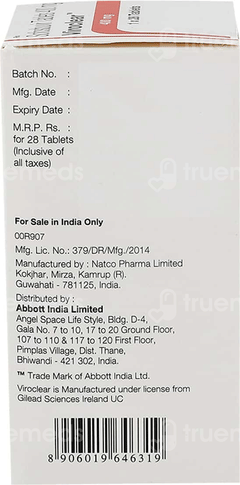 Viroclear 400 Mg Tablet 28 Viroclear 400 Mg Tablet 28