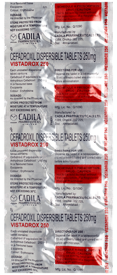 Vistadrox 250 Tablet 10 Vistadrox 250 Tablet 10