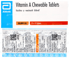 Vitamin A Chewable Tablet 10