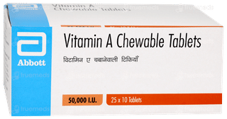 Vitamin A Chewable Tablet 10