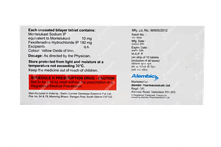 Vitaresp Fx 10/180 MG Tablet 10