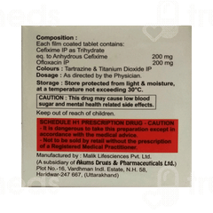 Vitor Cx 200/200 MG Tablet 10