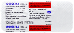 Vobose 0.3 Tablet 10