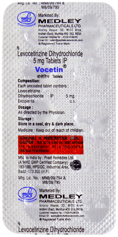 Vocetin Tablet 10 Vocetin Tablet 10