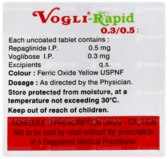 Vogli Rapid 0.3/0.5 Tablet 10 Vogli Rapid 0.3/0.5 Tablet 10