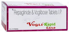 Vogli Rapid 0.3/1.0 Tablet 10 Vogli Rapid 0.3/1.0 Tablet 10