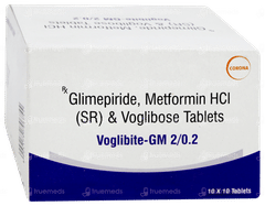 Voglibite GM 2/0.2 Tablet 10 Voglibite GM 2/0.2 Tablet 10