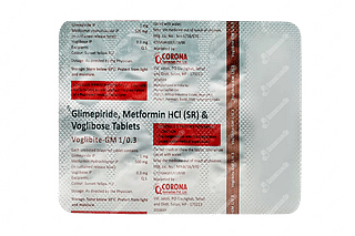 Voglibite GM 0.3/500/1 MG Tablet Sr 10