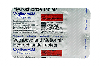 Voglinorm M 0.2/500 MG Tablet 10