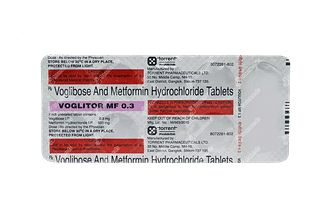 Voglitor Mf 0.3/500 MG Tablet 10