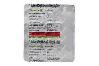 Vogloyd M 0.2/500 MG Tablet Sr 15