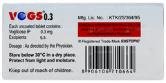 Vogs 0.3 Tablet 30 Vogs 0.3 Tablet 30
