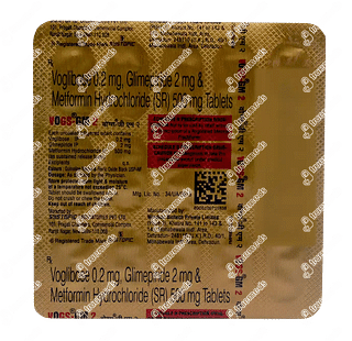 Vogs GM 0.2/500/2 MG Tablet Sr 15