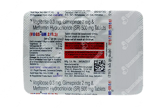 Vogs GM 0.3/500/2 MG Tablet Sr10