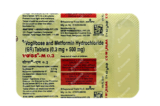 Vogs M 0.3/500 MG Tablet Sr 10