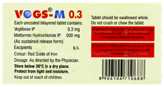 Vogs M 0.3 Tablet 10 Vogs M 0.3 Tablet 10