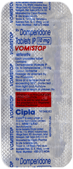 Vomistop Tablet 10 Vomistop Tablet 10