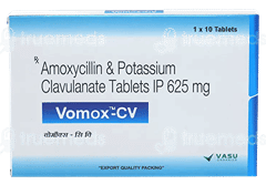 Vomox Cv 500/125 Mg Tablet 10