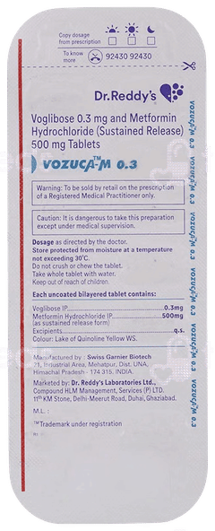 Vozuca M 0.3 Tablet 14 Vozuca M 0.3 Tablet 14