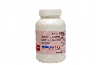 Vozuca M Activ 0.3/500 MG Tablet Sr 60