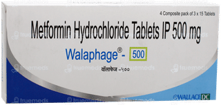 Walaphage 500 Tablet 15