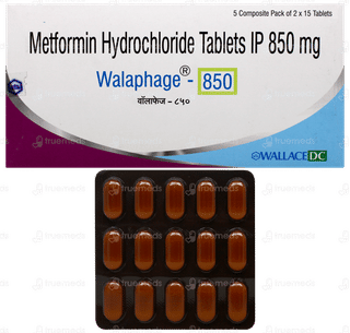 Walaphage 850 Tablet 15
