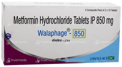 Walaphage 850 Tablet 15 Walaphage 850 Tablet 15