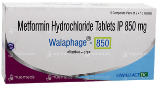 Walaphage 850 Tablet 15