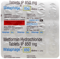 Walaphage 850 Tablet 15 Walaphage 850 Tablet 15