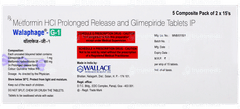 Walaphage G 1 Tablet 15