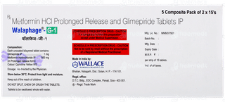Walaphage G 1 Tablet 15