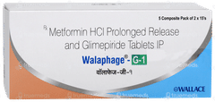 Walaphage G 1 Tablet 15