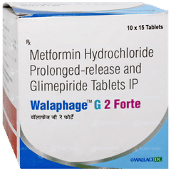 Walaphage G 2 Forte Tablet 15 Walaphage G 2 Forte Tablet 15