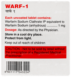 Warf 1 Tablet 30 Warf 1 Tablet 30