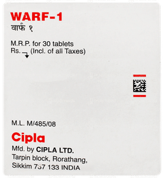 Warf 1 Tablet 30 Warf 1 Tablet 30