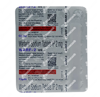 Warf 2 MG Tablet 30