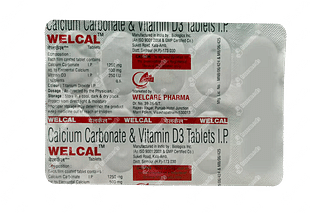 Welcal 500 Mg/250iu Tablet 10