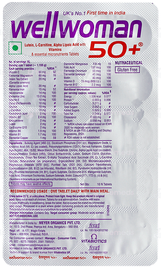 Wellwoman 50+ 3 Pack Of 10 Tablets