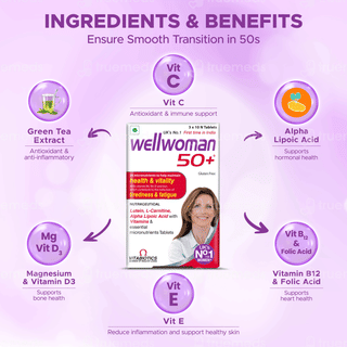 Wellwoman 50+ 3 Pack Of 10 Tablets