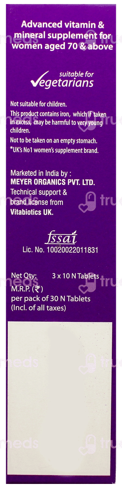 Wellwoman 70+ Tablet 10