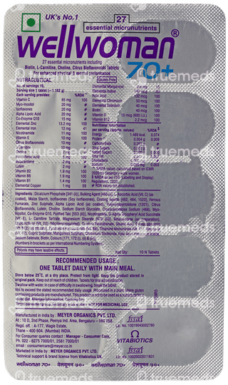 Wellwoman 70+ Tablet 10