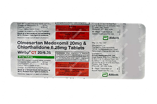 Win Bp Ct 20/6.25 MG Tablet 10