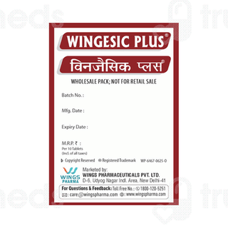 Wingesic Plus Tablet 10