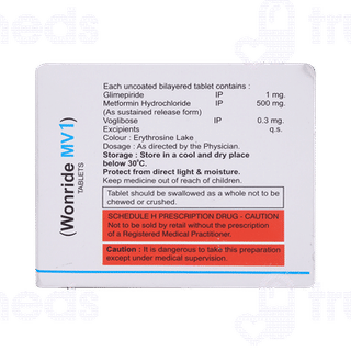 Wonride Mv 0.3/500/1 Mg Tablet 10