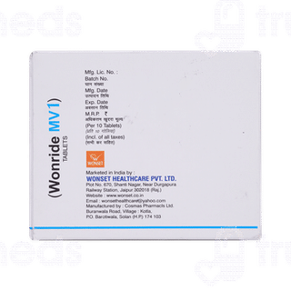 Wonride Mv 0.3/500/1 Mg Tablet 10