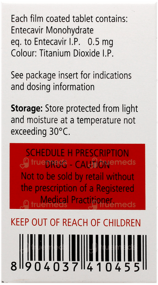 X Vir 0.5Mg Tablet 30