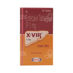X Vir 1 MG Tablet 30