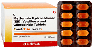 Xmet Trio 500/0.2/1 Tablet 10